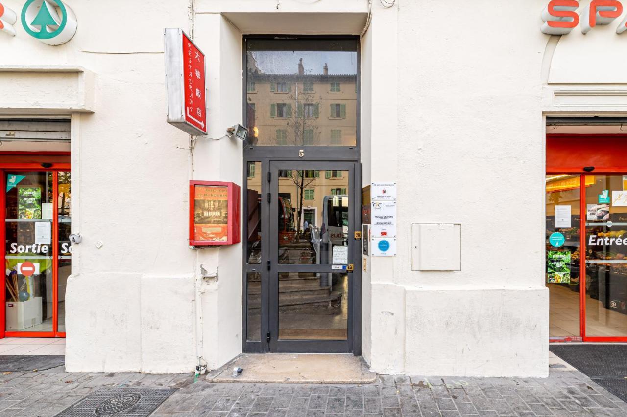 Studio Travel 24M2, 120M Vieux-Port ,Clim , Wifi ,Acces Autonome Avec Code Marseille Eksteriør bilde